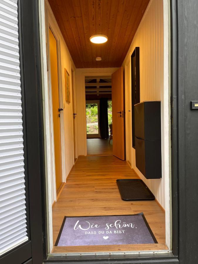 Ferienhaus Kleine Auszeit In Der Natur Mit Kamin, Yogamatten, Schoene Kueche Extertal Εξωτερικό φωτογραφία